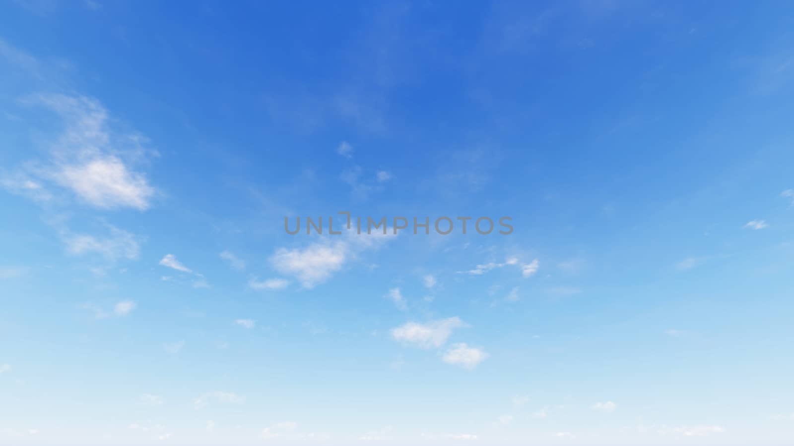 Cloudy blue sky abstract background, blue sky background with tiny clouds, 3d rendering

