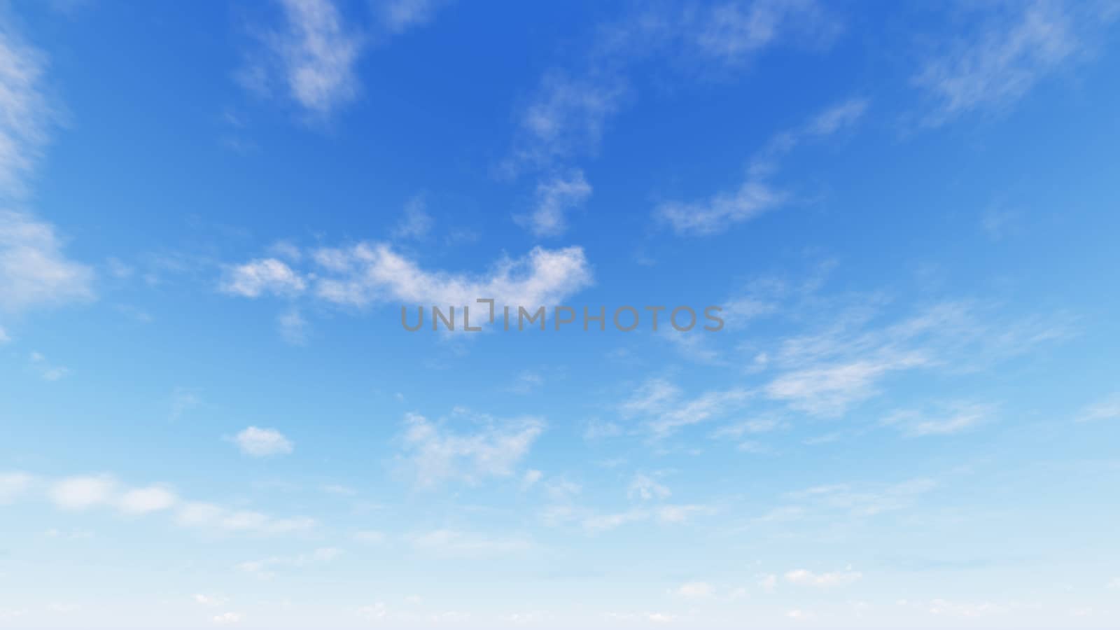 Cloudy blue sky abstract background, blue sky background with tiny clouds, 3d rendering

