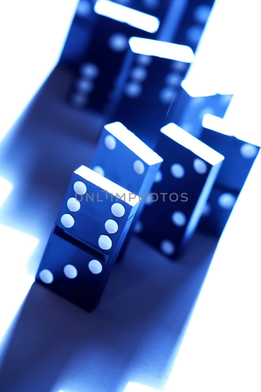 Domino Principle Concept by kvkirillov