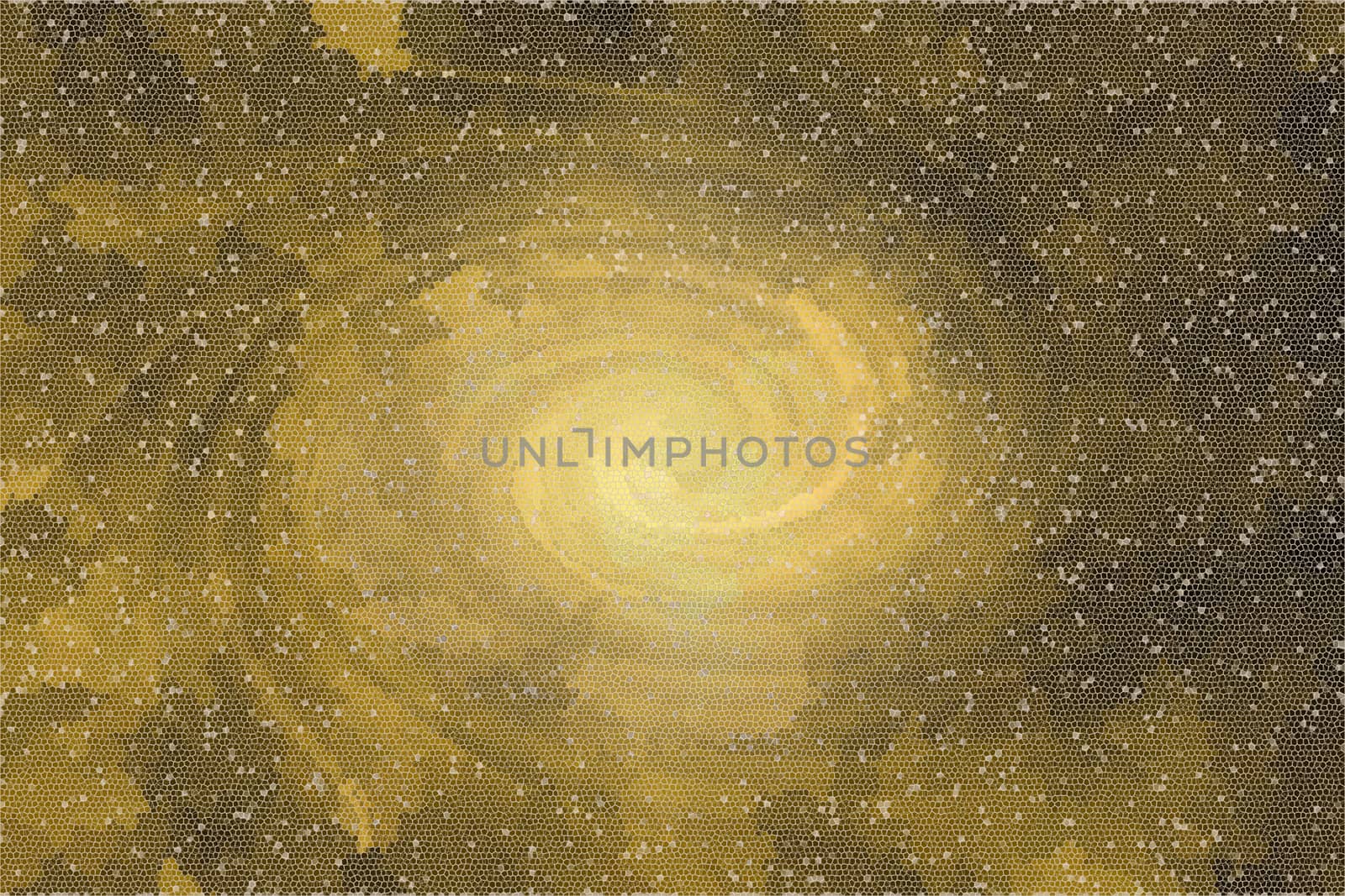 Colourful spark and glow yellow golden colour tone for abstract galaxi background