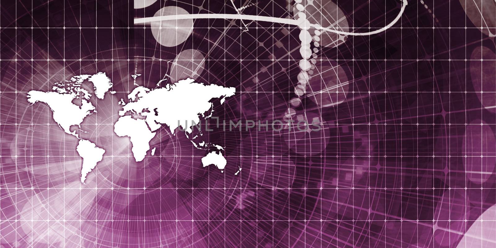 Supply Chain Network Logistics with World Map