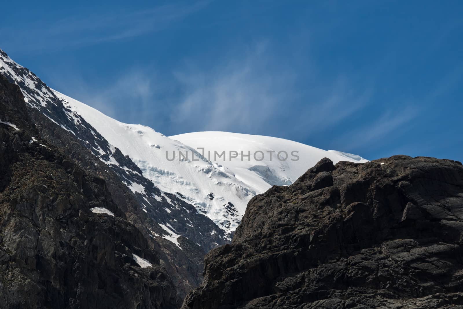 Beautiful view of a mountains landscape in Western Siberia, Altai mountains