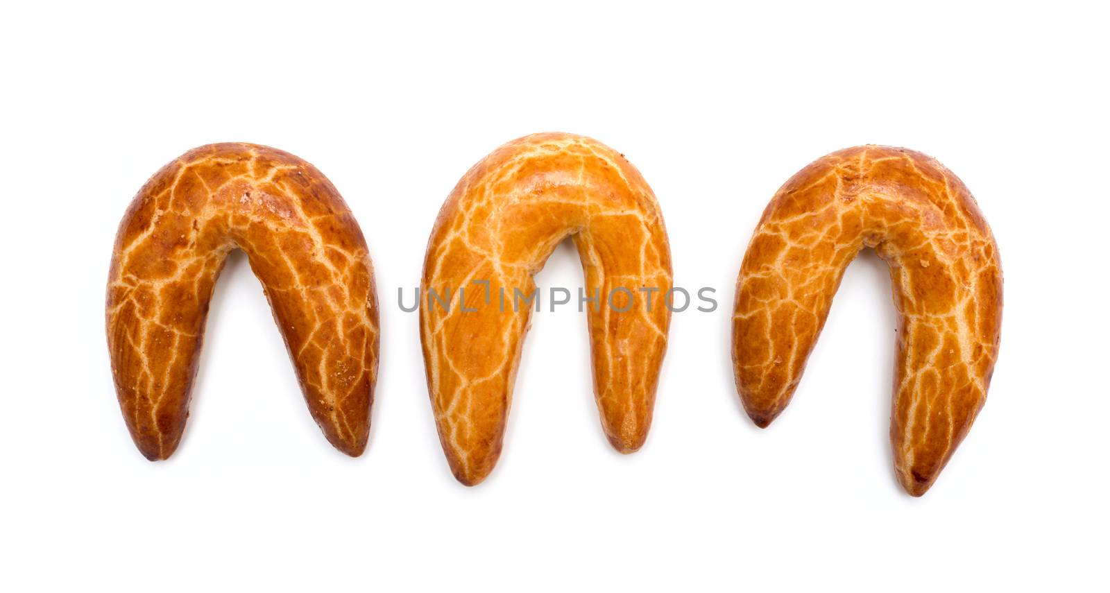 Fresh Bagels Isolated on a White Background