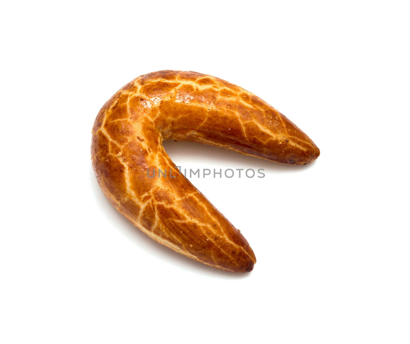 Fresh Bagel Isolated on a White Background by DNKSTUDIO