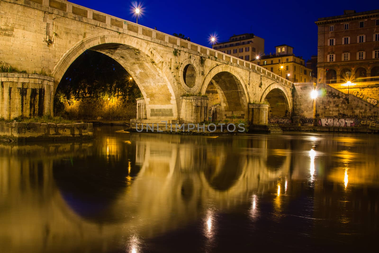 Roman Bridge Reflections by traceyd22