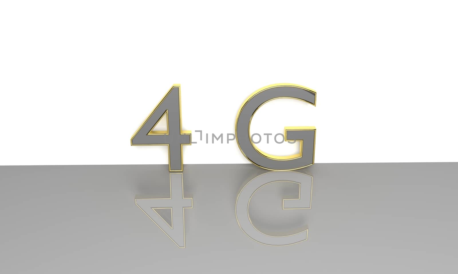 4G 3d text. by nikonlike