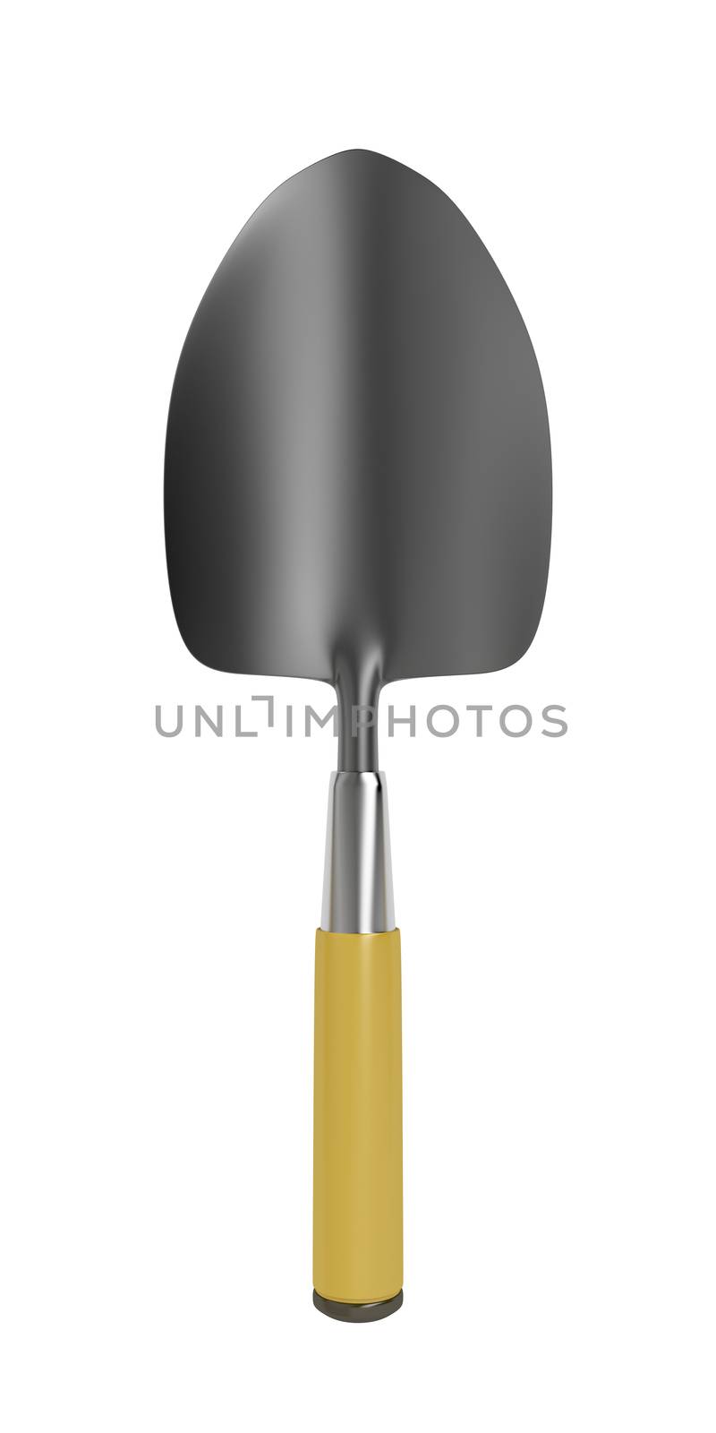 Garden trowel isolated on white background 