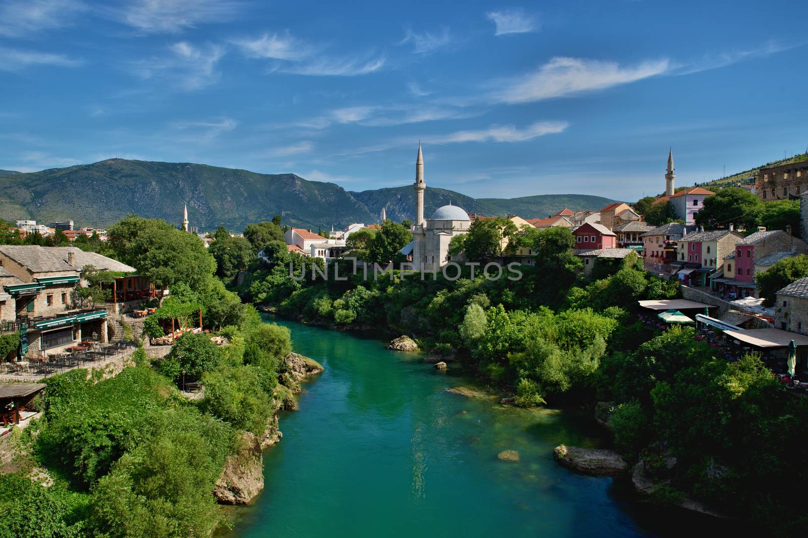 nice old bridge in Mostar - protected by UNESCO