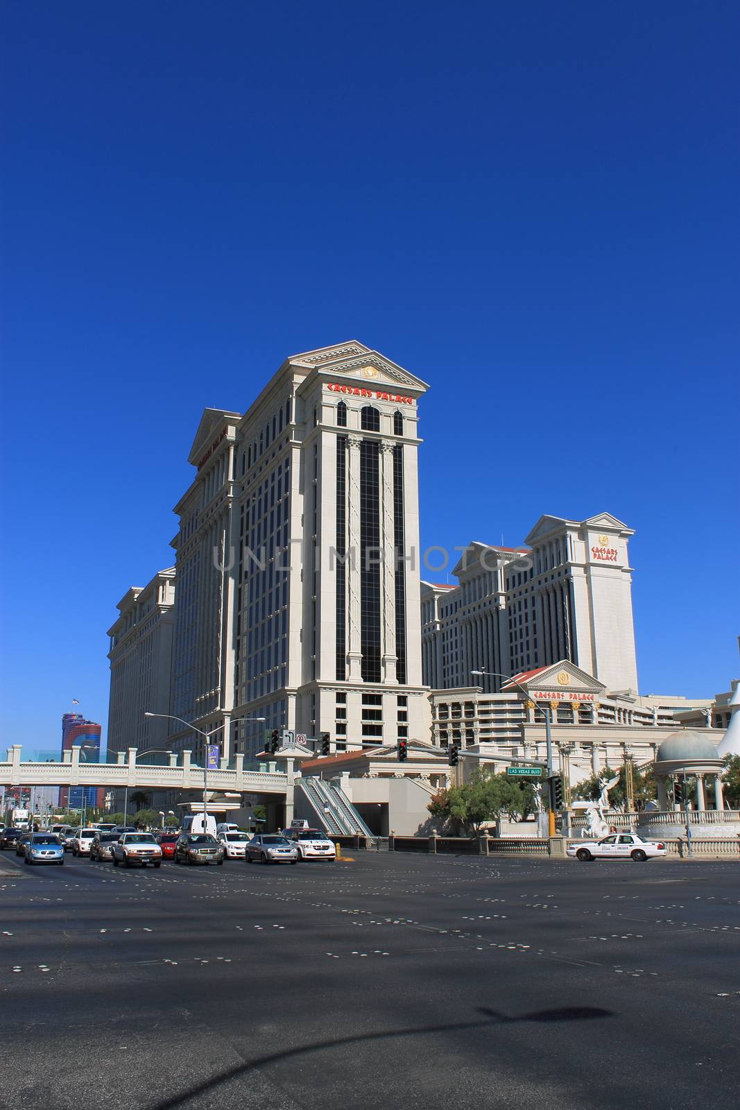 Caesars Palace Hotel and Casino on the famous Strip in Las Vegas.