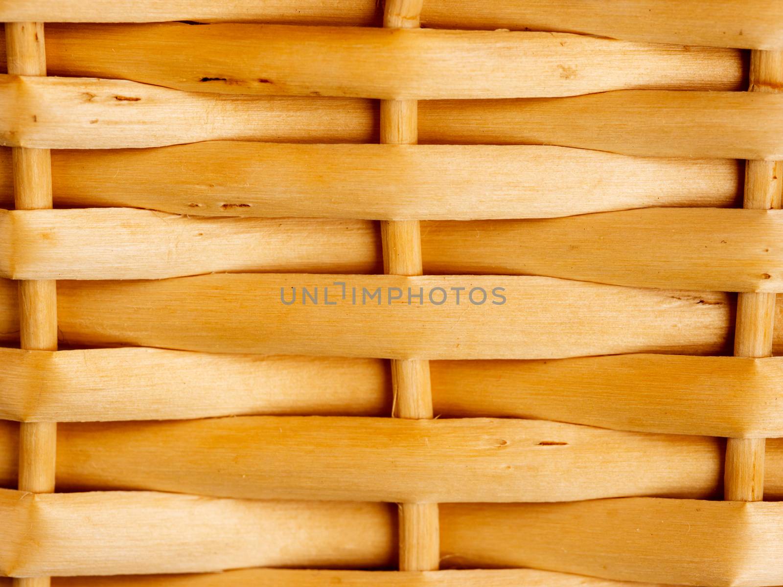 Yellow wicker texture close up as background