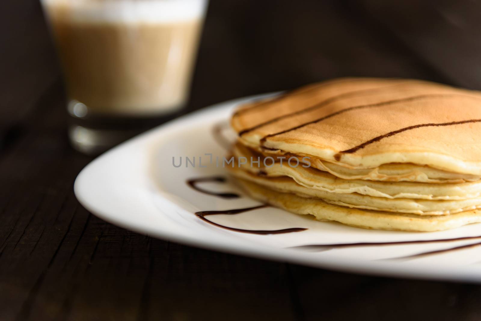 pancakes with  cappuccino by Andreua