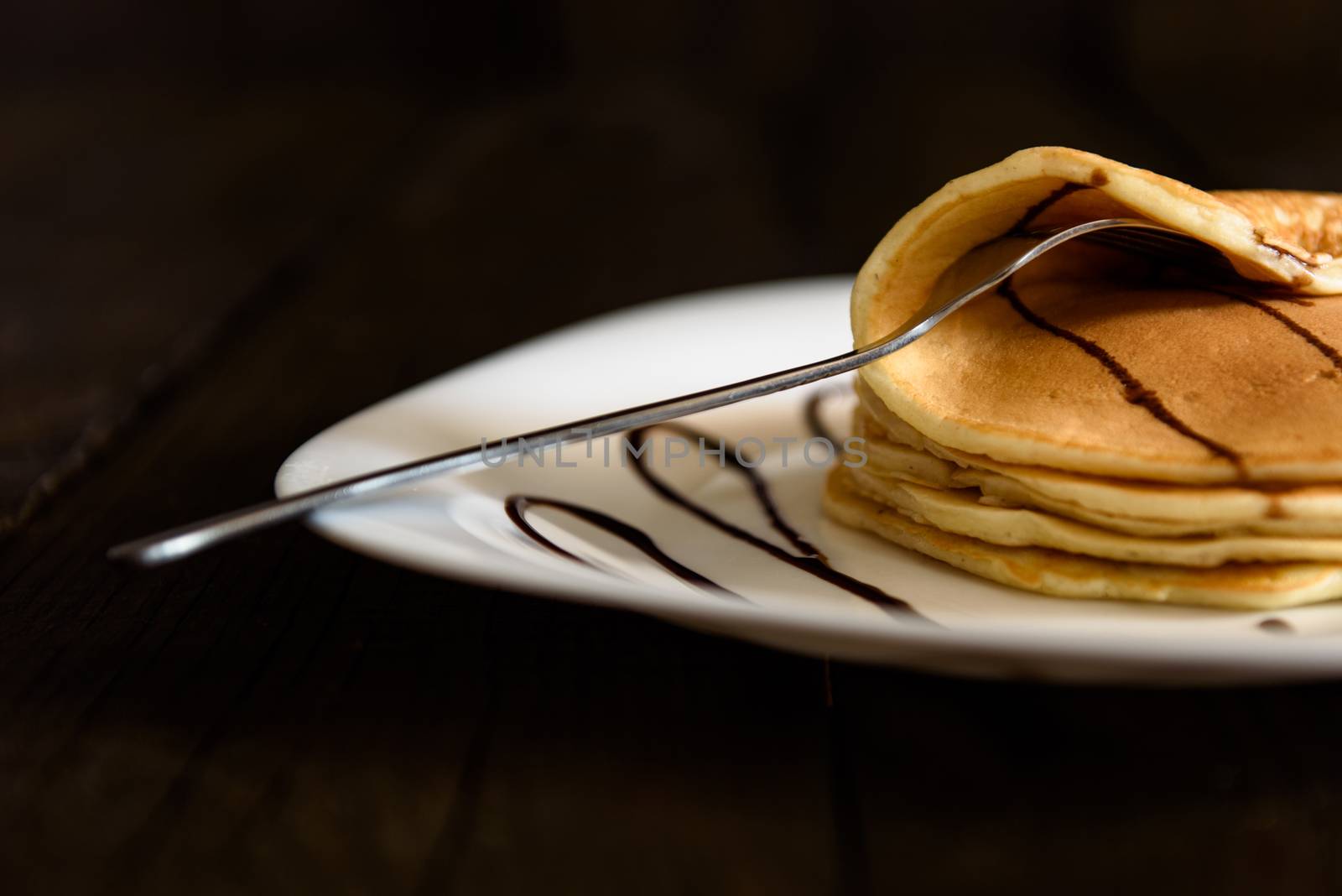 pancakes with  cappuccino by Andreua