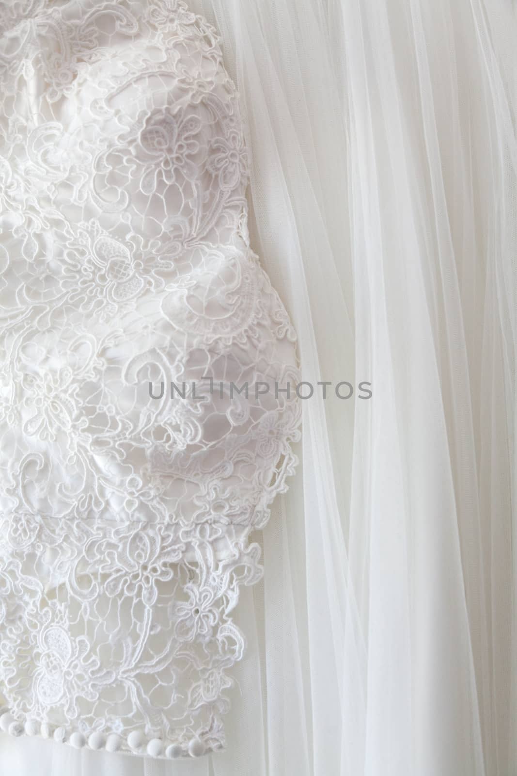 Wedding dress by Portokalis