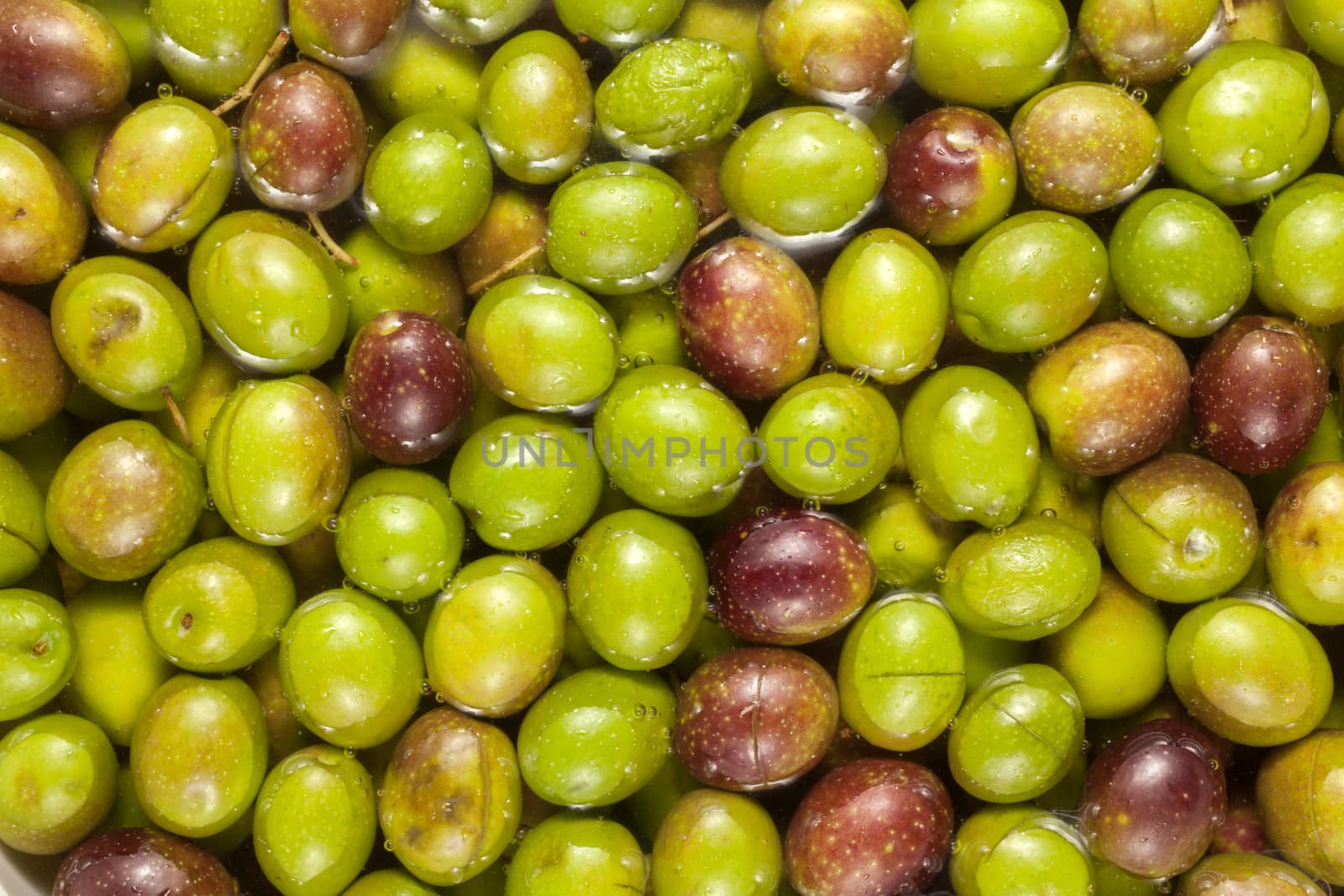 Olives background by Portokalis