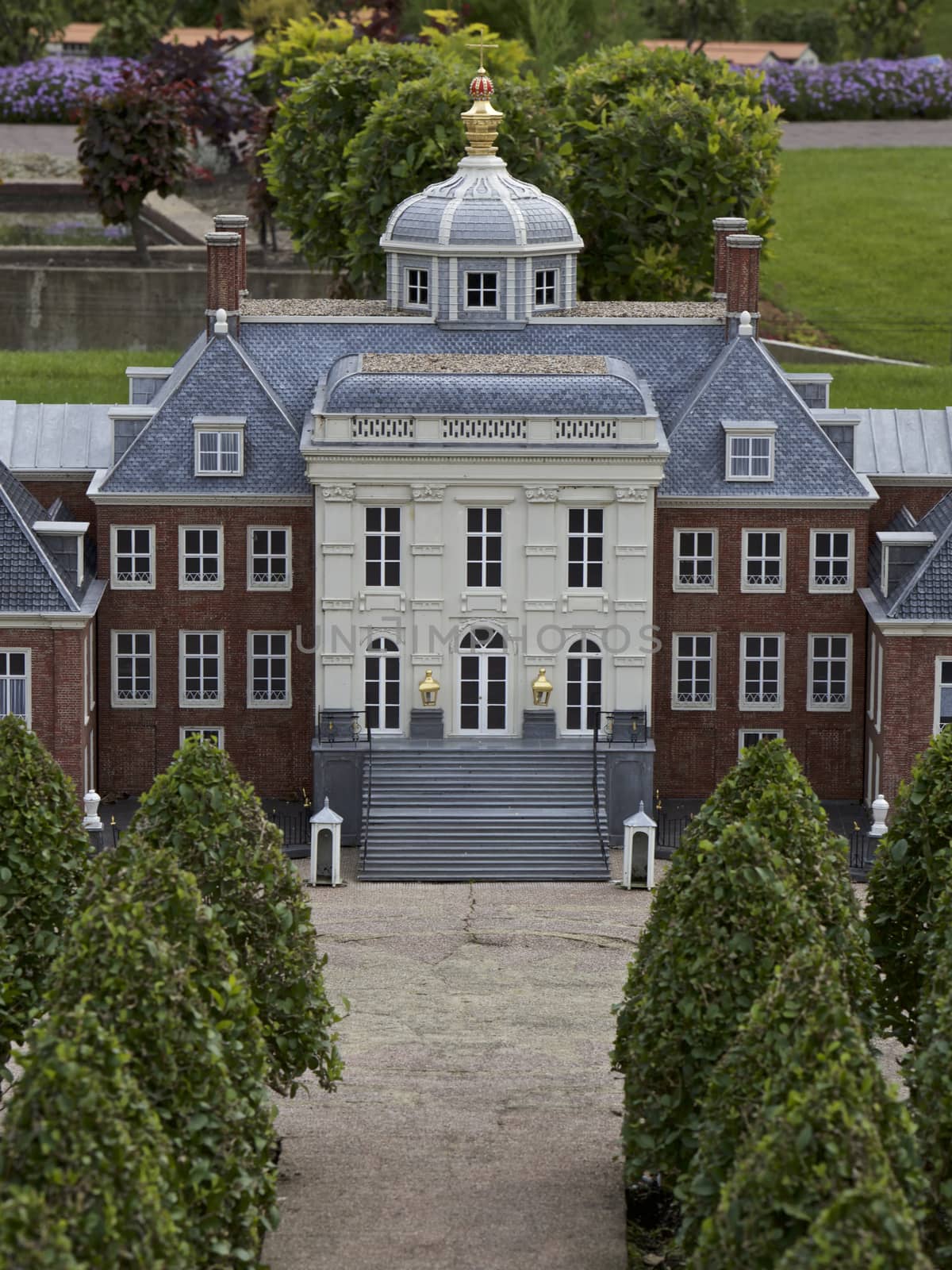 Madurodam Miniature Town a very popular tourist attraction of Netherlands. Europe
Photo taken on: August 21st, 2013
