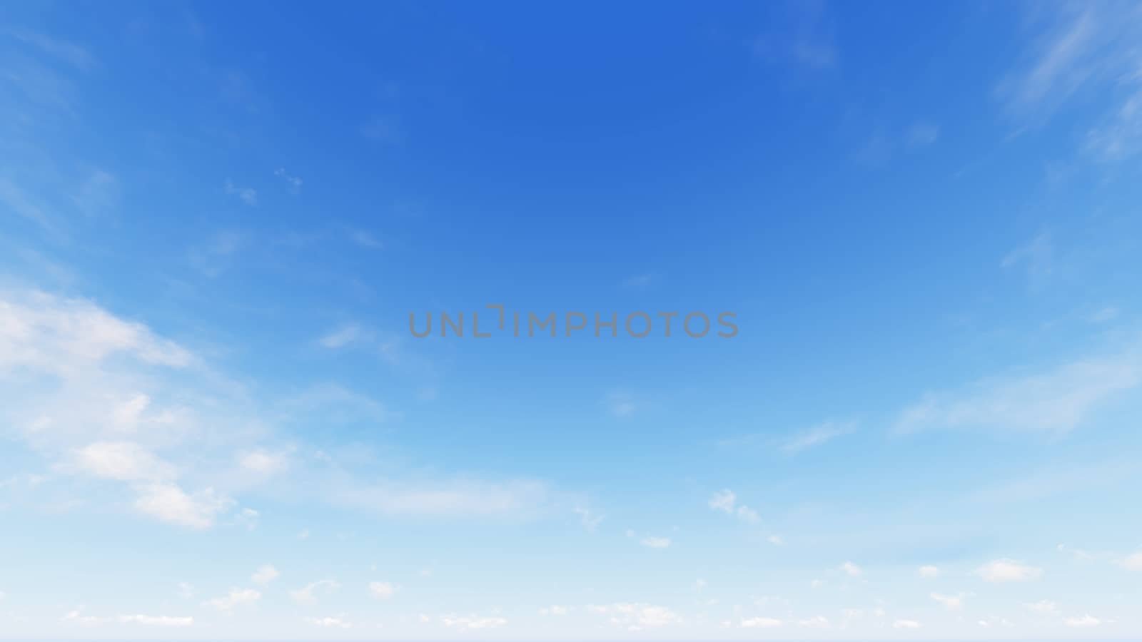 Cloudy blue sky abstract background, blue sky background with tiny clouds, 3d rendering

