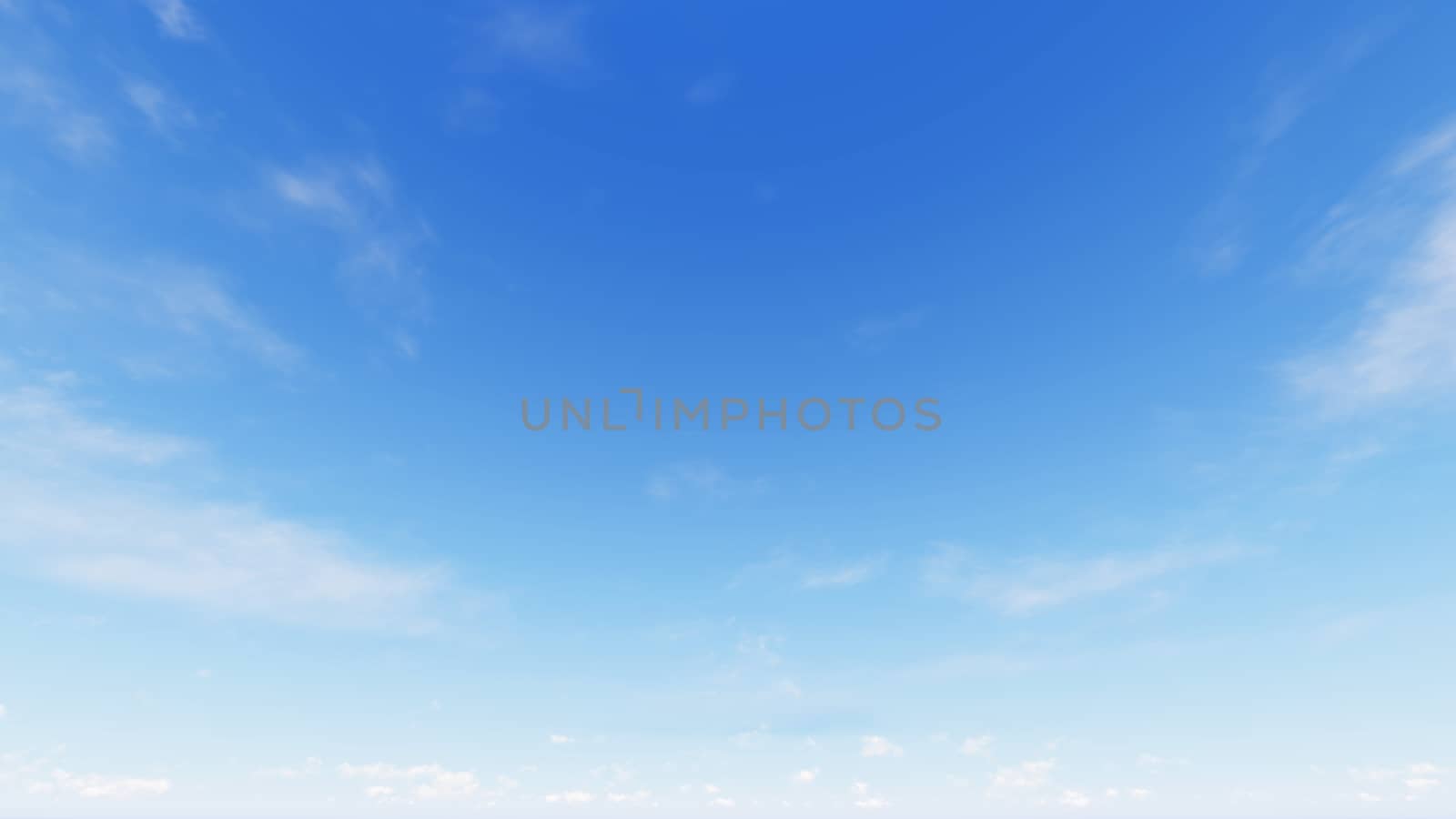 Cloudy blue sky abstract background, blue sky background with tiny clouds, 3d rendering

