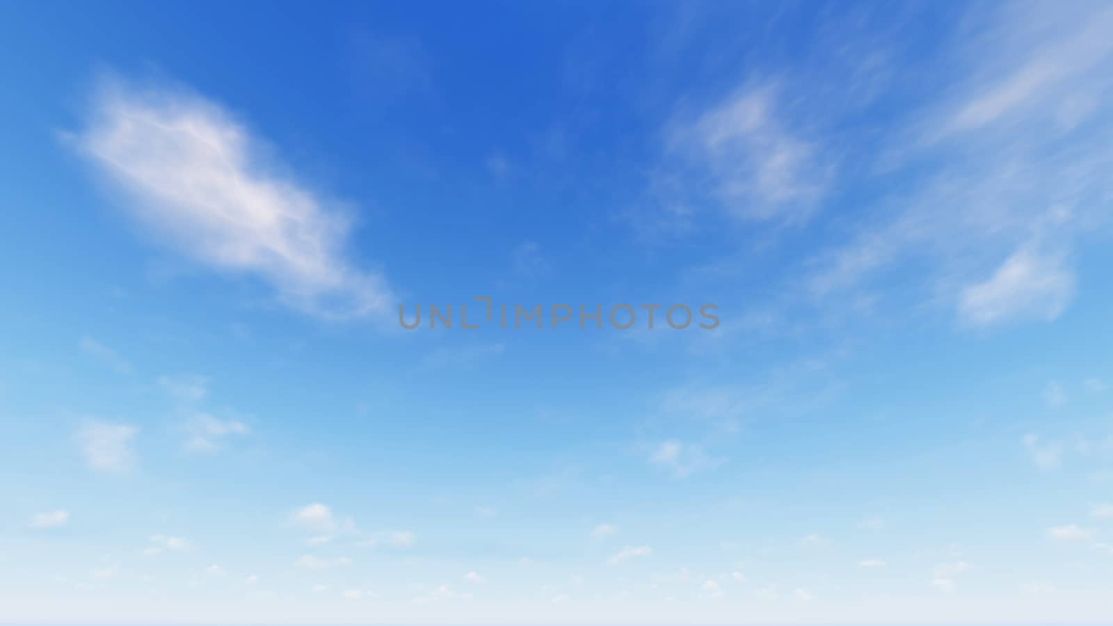 Cloudy blue sky abstract background, blue sky background with tiny clouds, 3d rendering

