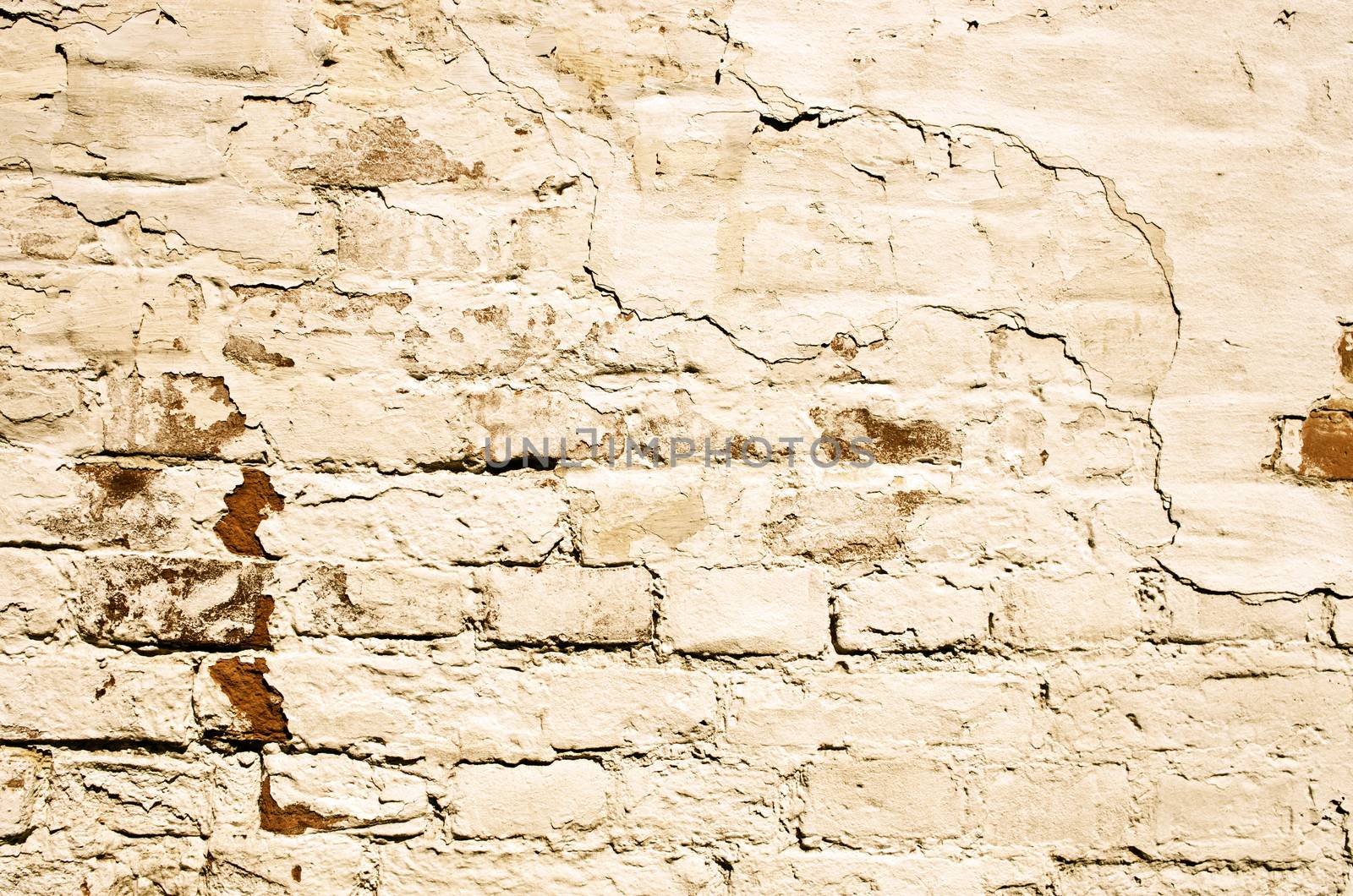  misty brick wall for background or texture by dolnikow