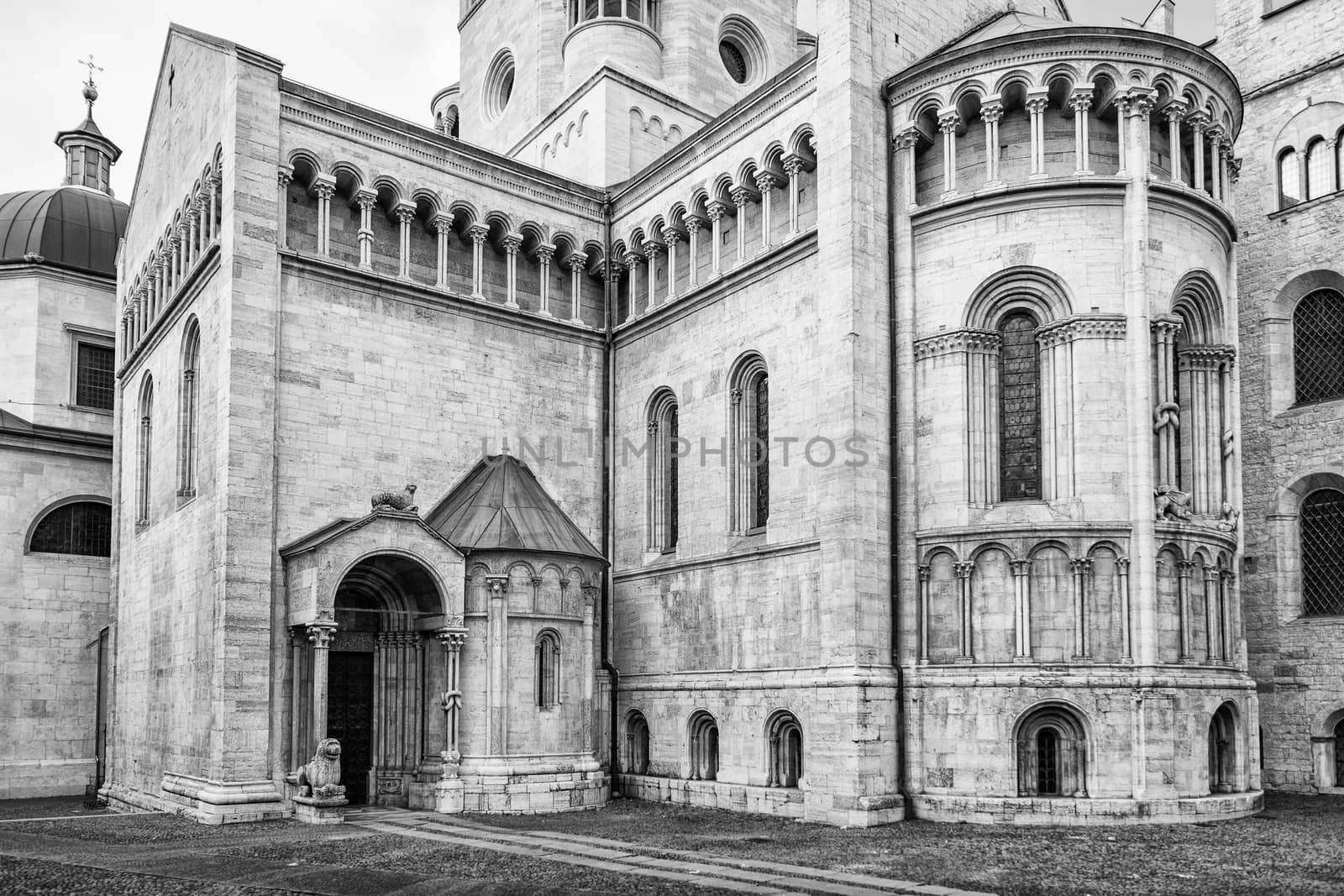 Detail of church of San Vigilio, Trento, Italy. by Isaac74
