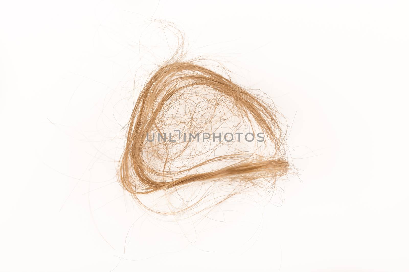 Hair Loss on white background by CatherineL-Prod