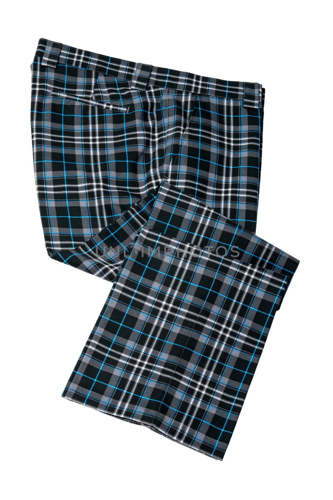 Scotland pants, trousers for man on white background