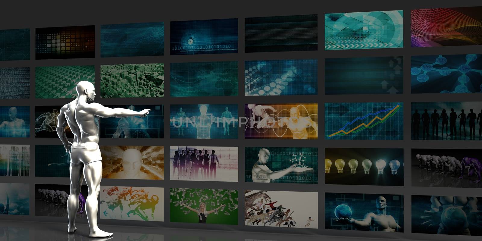 Advertising Network Background as an Abstract Concept