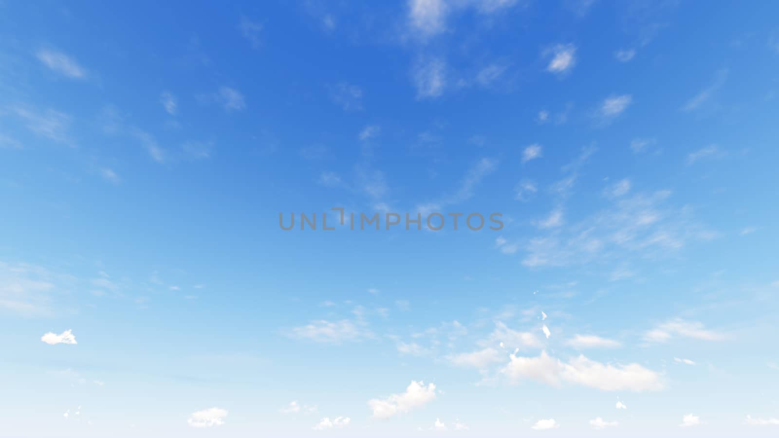 Cloudy blue sky abstract background, blue sky background with tiny clouds, 3d rendering

