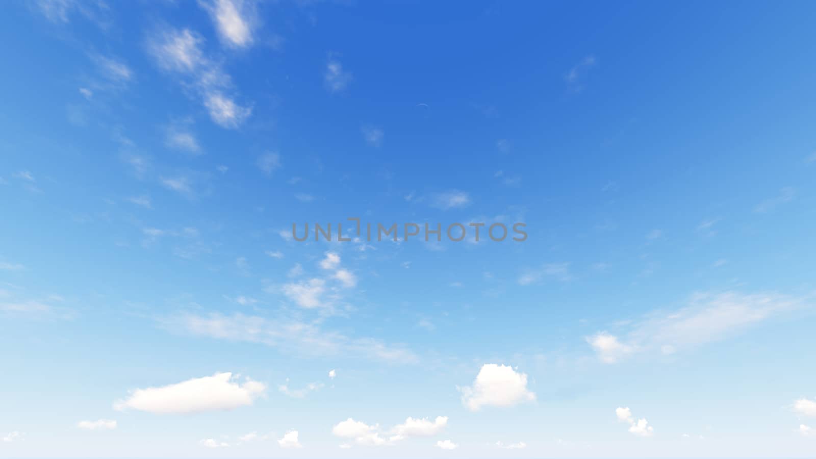 Cloudy blue sky abstract background, blue sky background with tiny clouds, 3d rendering

