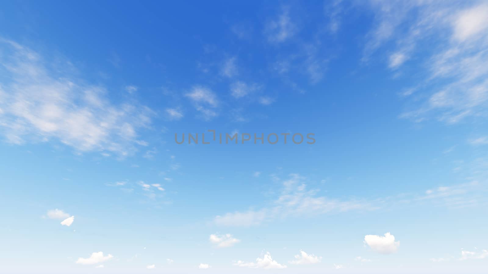 Cloudy blue sky abstract background, blue sky background with tiny clouds, 3d rendering

