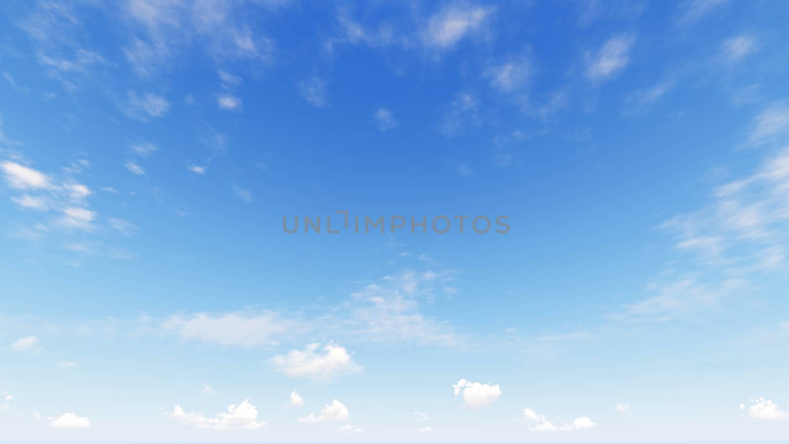 Cloudy blue sky abstract background, blue sky background with tiny clouds, 3d rendering

