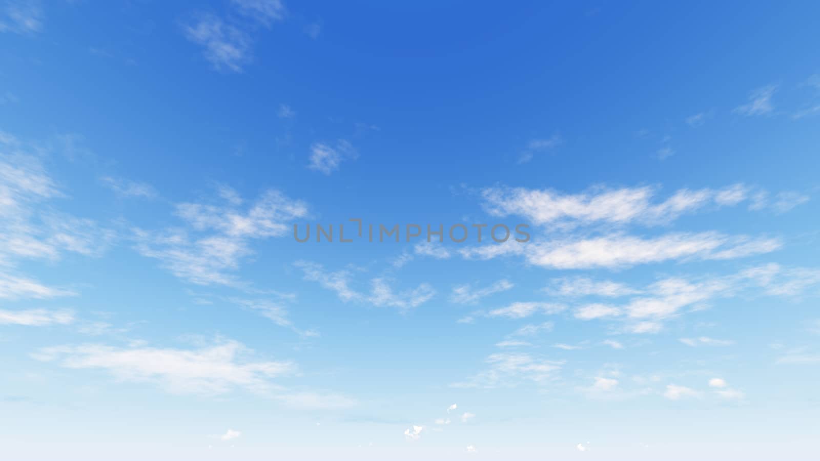 Cloudy blue sky abstract background, blue sky background with tiny clouds, 3d rendering

