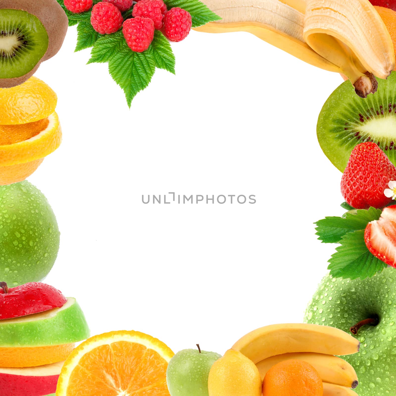 Fruits frame by byrdyak