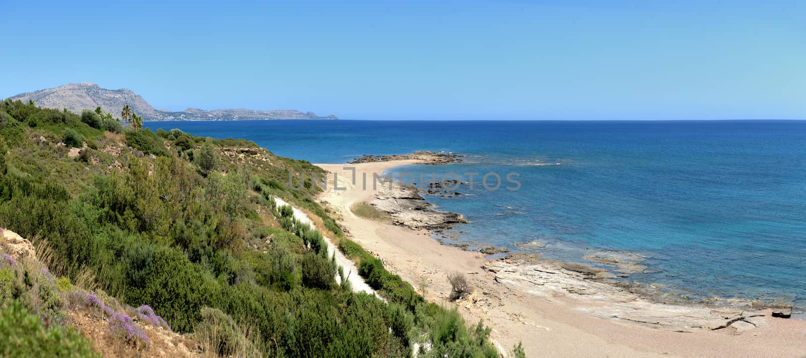 Sea and beach. Beautiful landscape