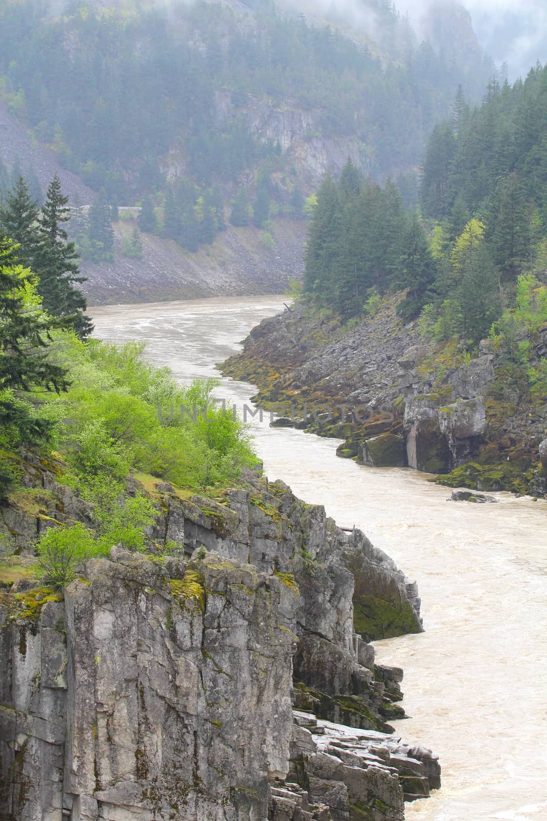 River at Frazer Canyon, British Columbia, Canada