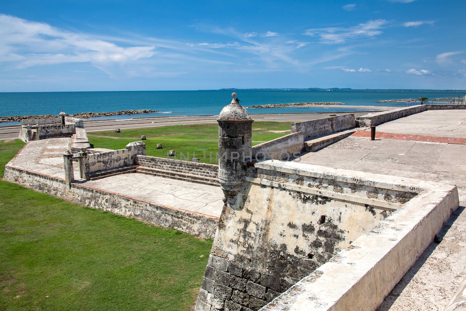 Barrier constructed as part of Cartagena's walls known as El Espigon, El espigon de la Tenaza o Tenaza de Santa Catalina