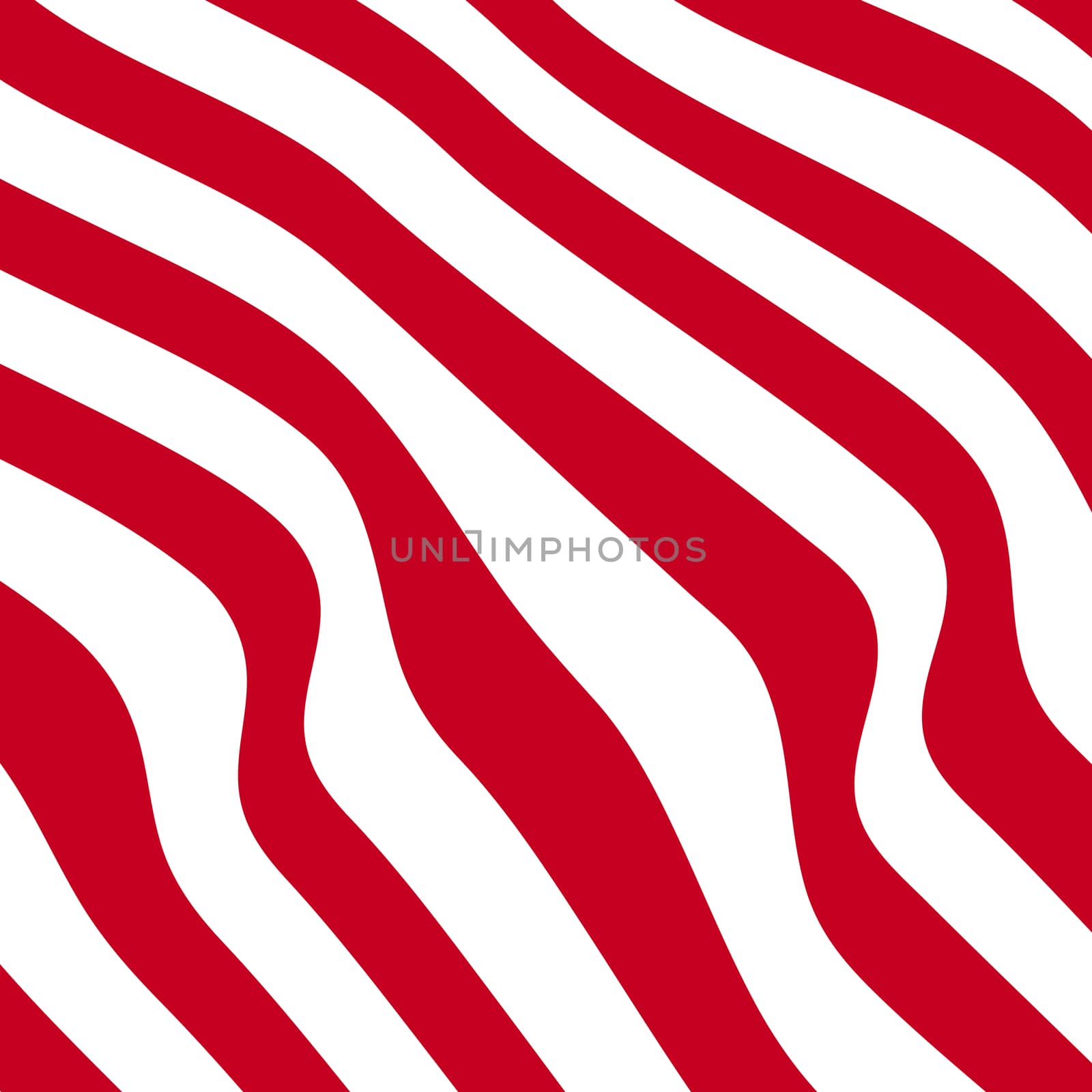 Striped abstract background. red and white zebra print. illustration.