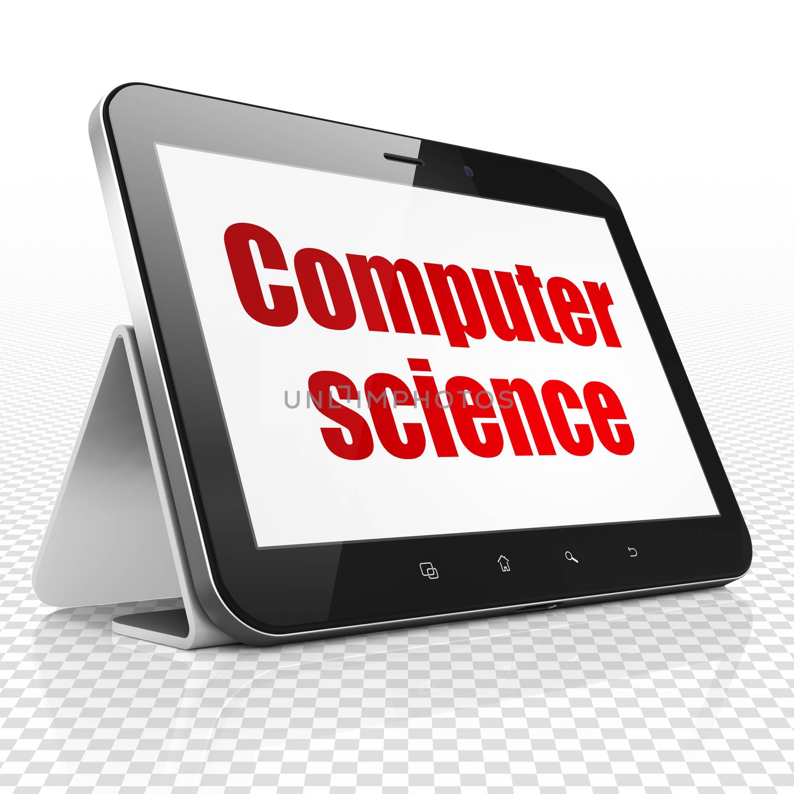 Science concept: Tablet Computer with Computer Science on display by maxkabakov