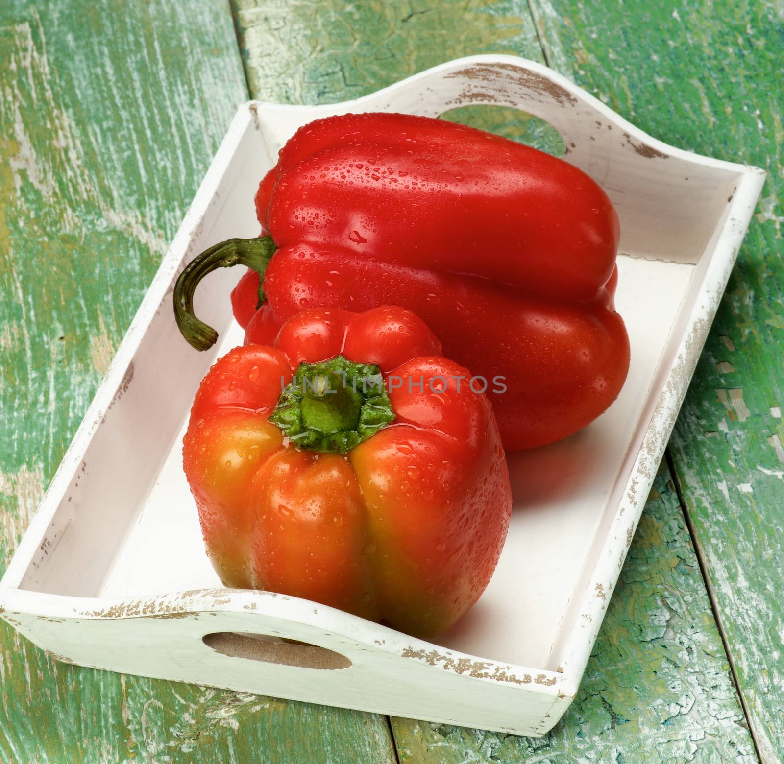 Ripe Bell Peppers by zhekos