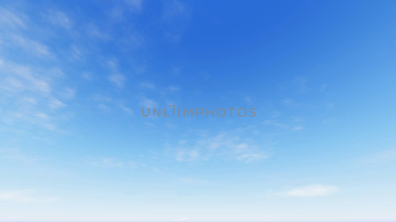 Cloudy blue sky abstract background, blue sky background with tiny clouds, 3d rendering

