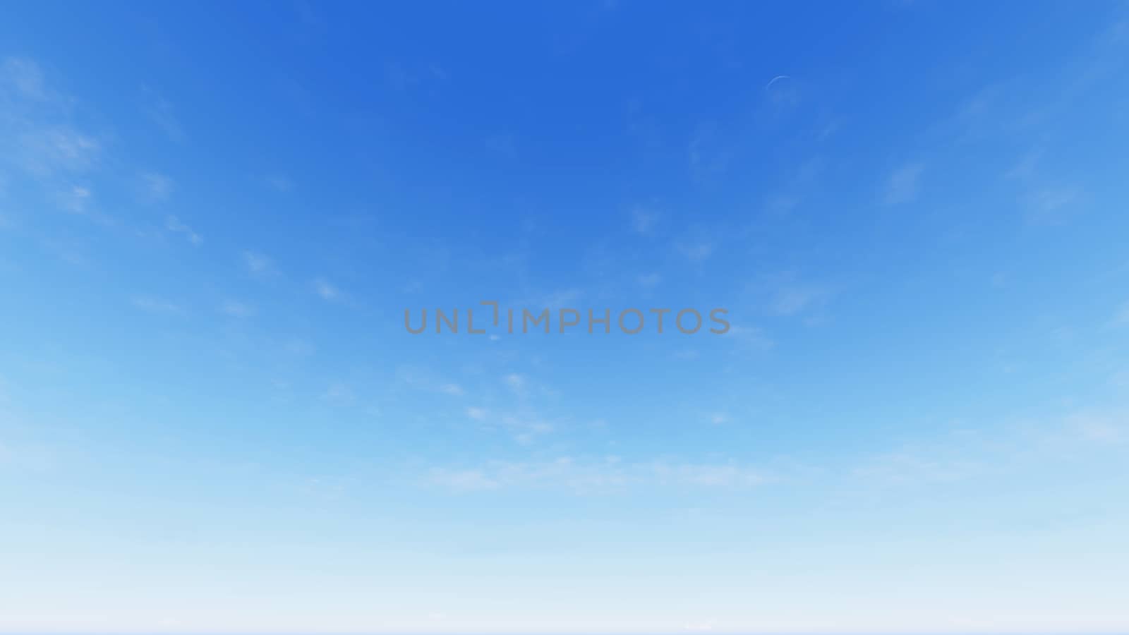 Cloudy blue sky abstract background, blue sky background with tiny clouds, 3d rendering

