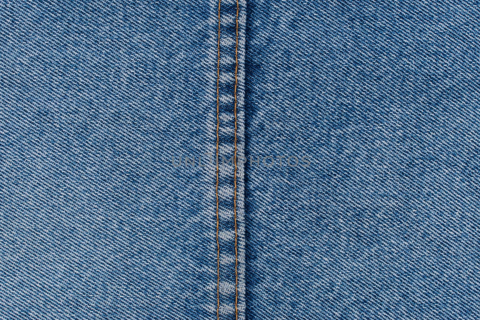 Denim jeans texture or denim jeans background with seam of fashion jeans design with copy space for text or image.