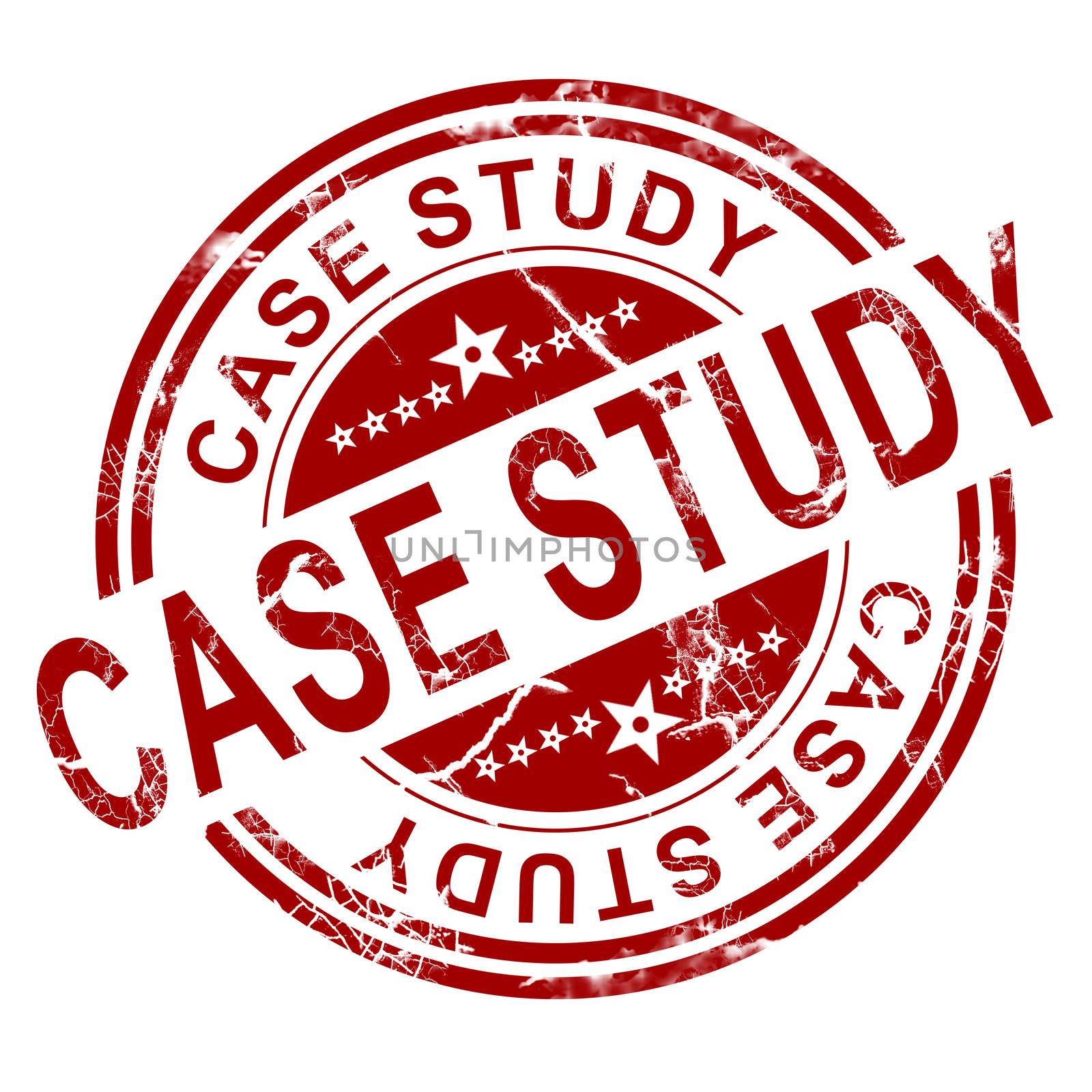 Red case study stamp by tang90246