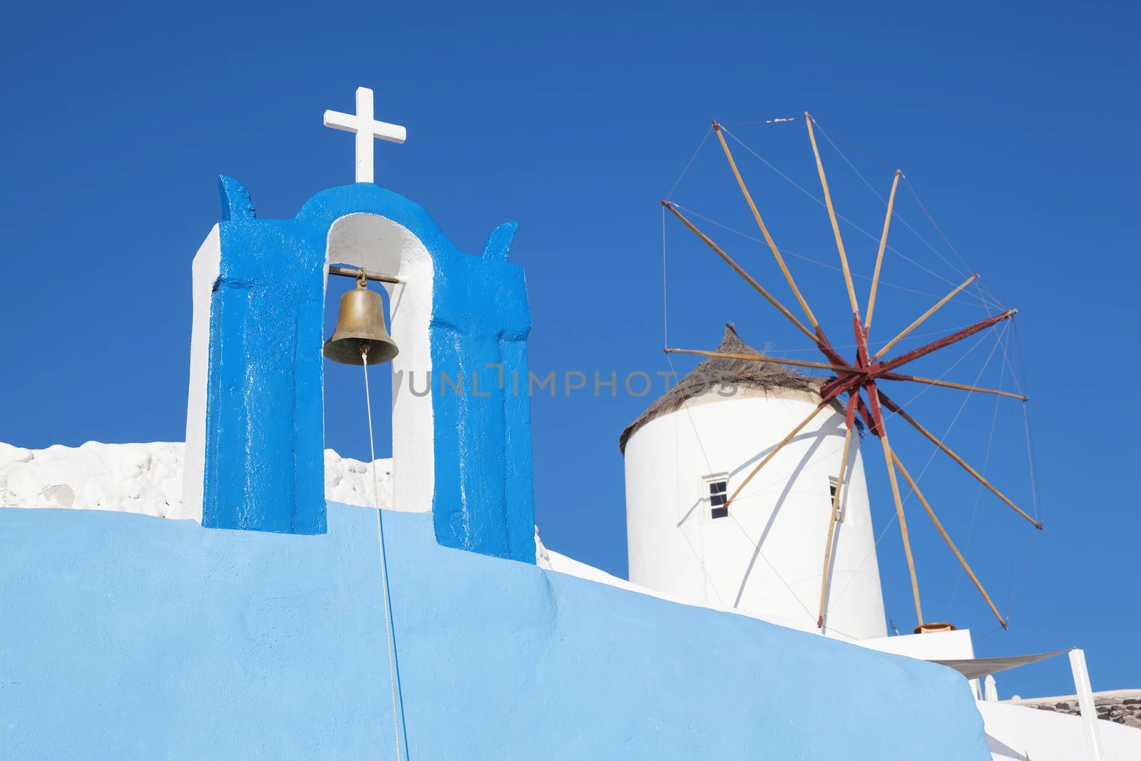 Santorini, Greece - Oia village, typical view