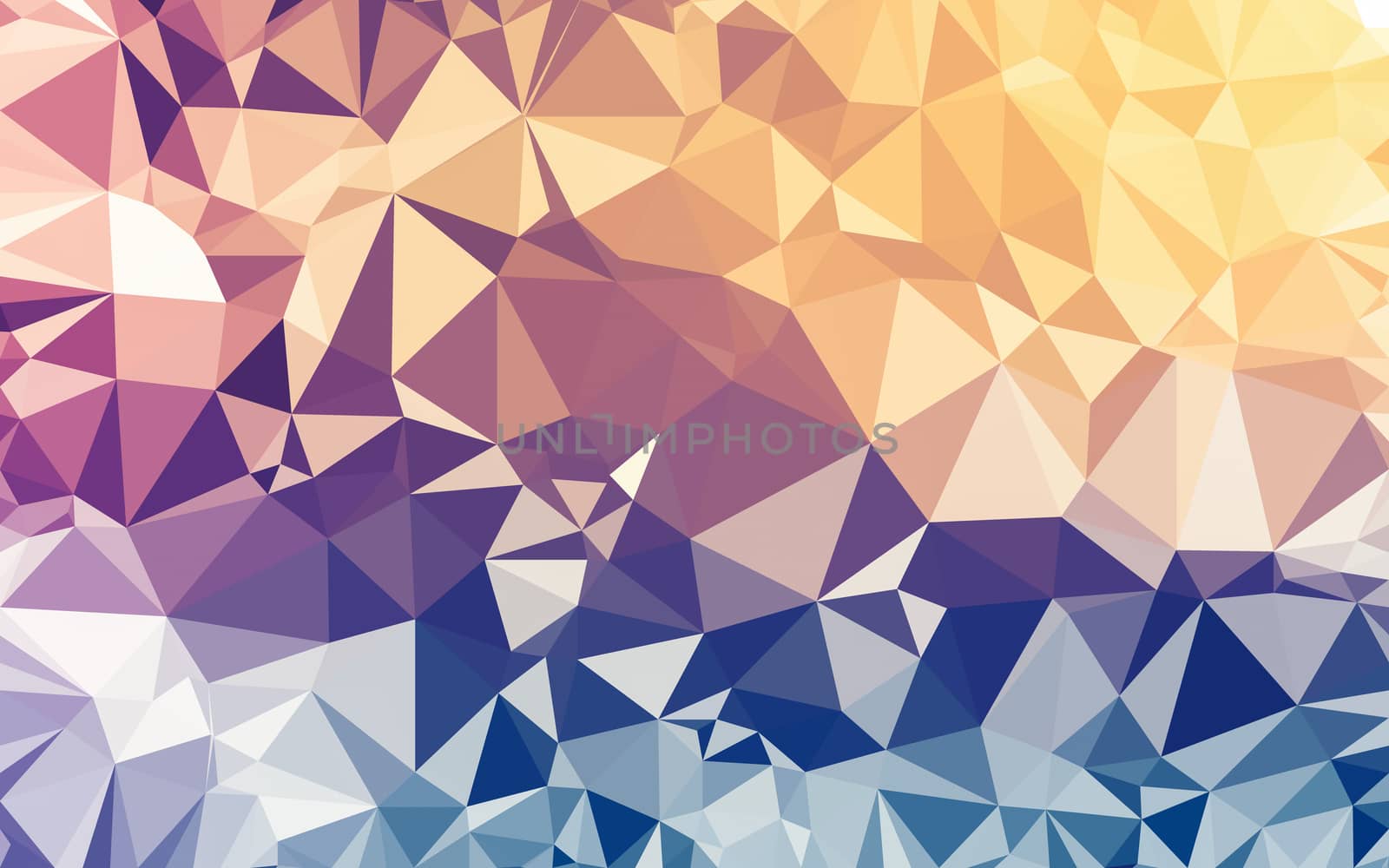 Abstract low poly background, geometry triangle, mosaic pastel color background