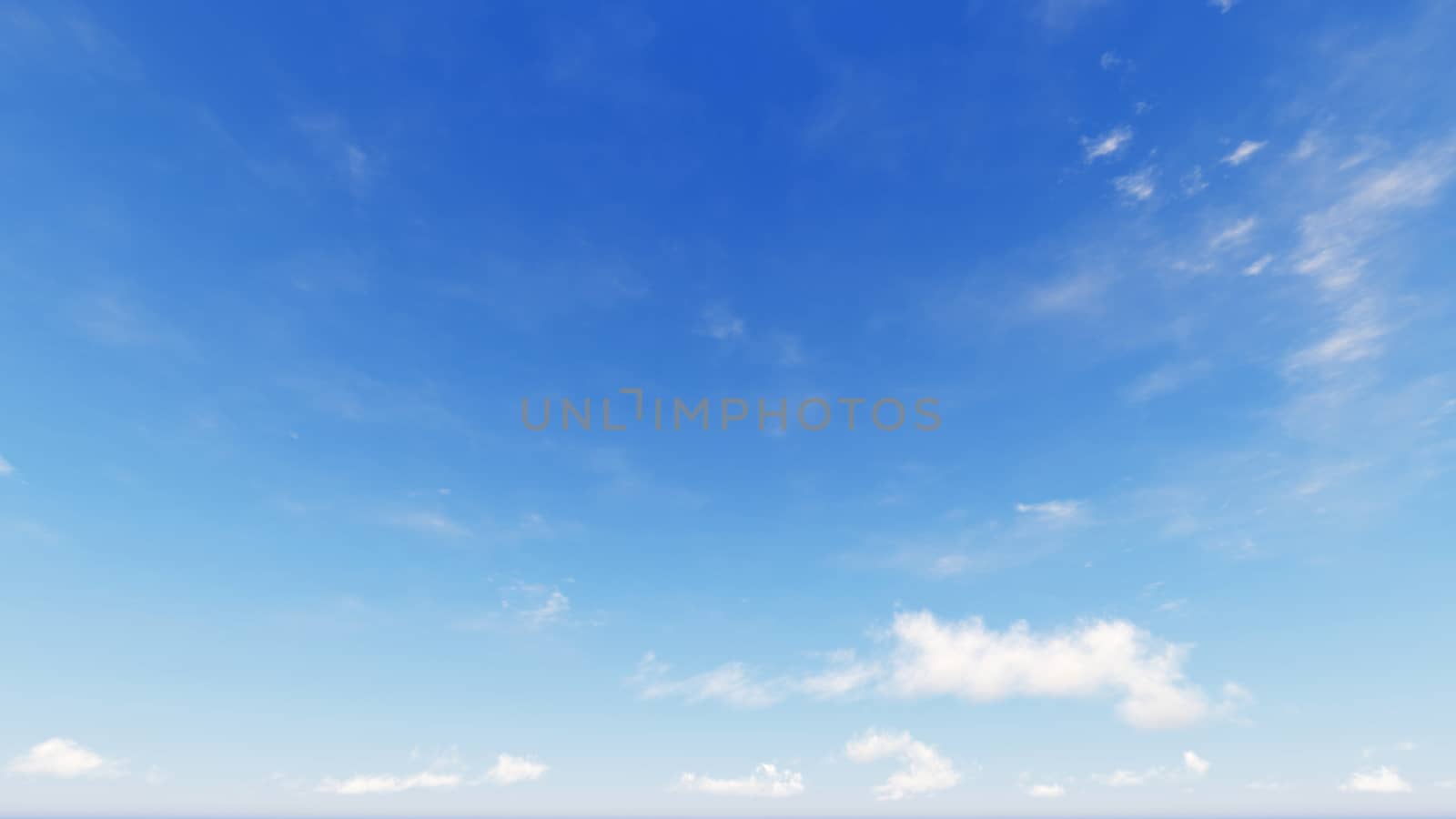 Cloudy blue sky abstract background, blue sky background with tiny clouds, 3d rendering

