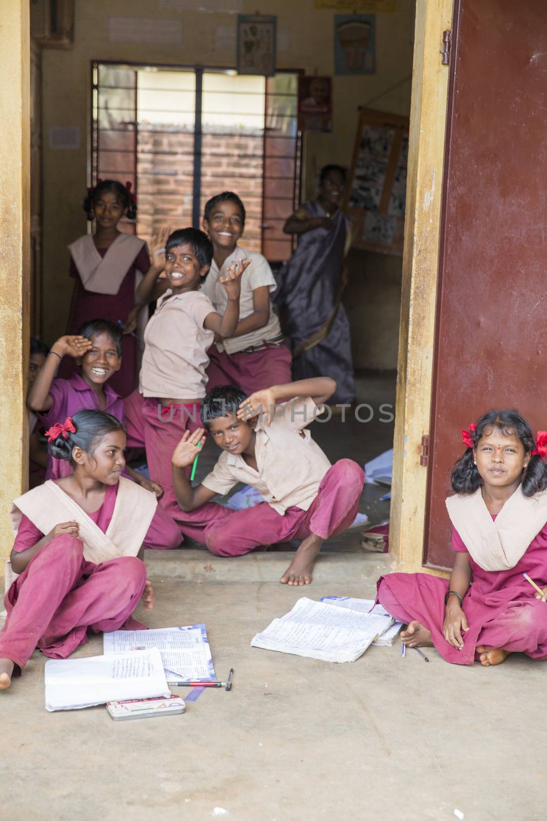 Documentary image. Edotorial. School students by CatherineL-Prod