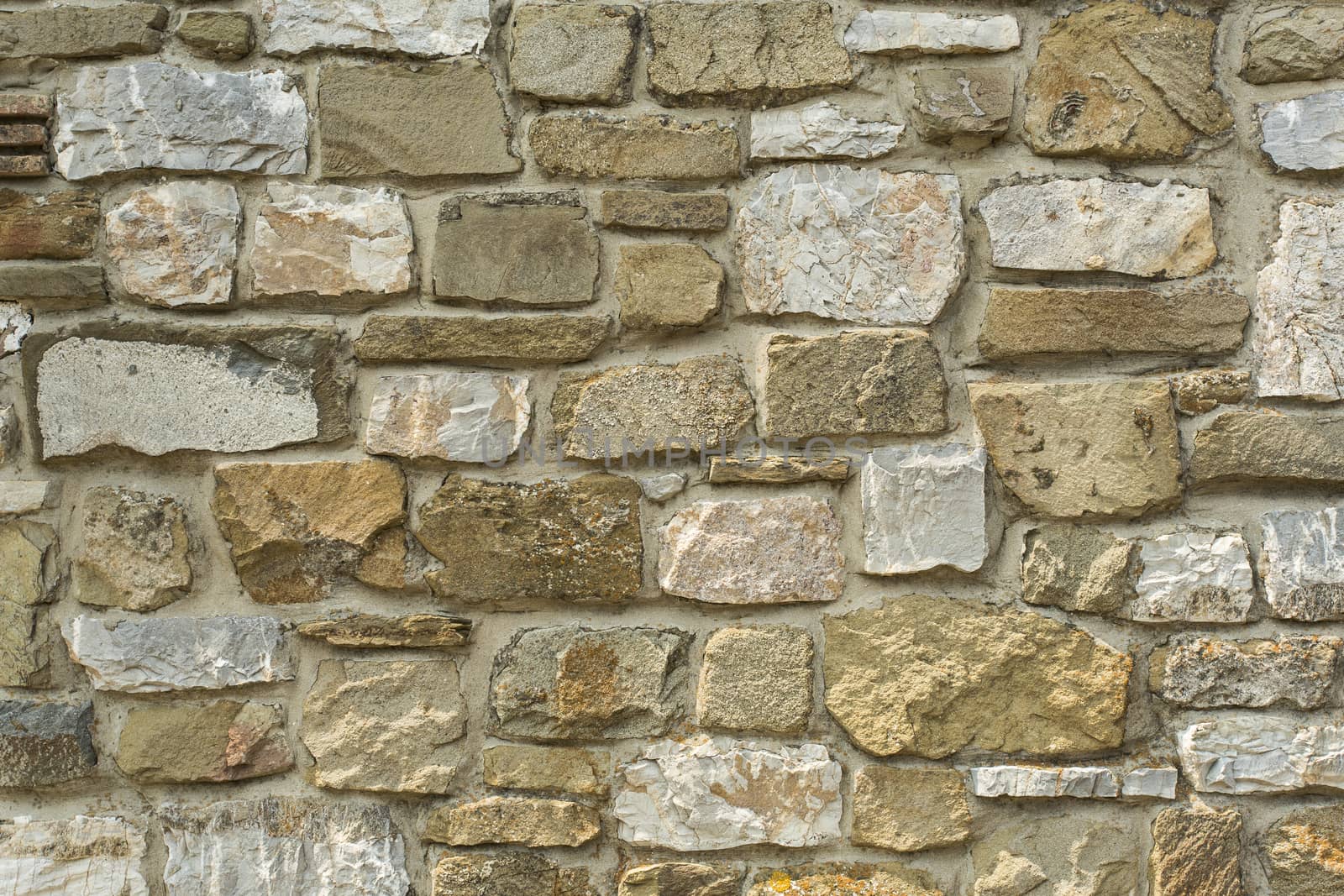 View of a detail of an ancient wall