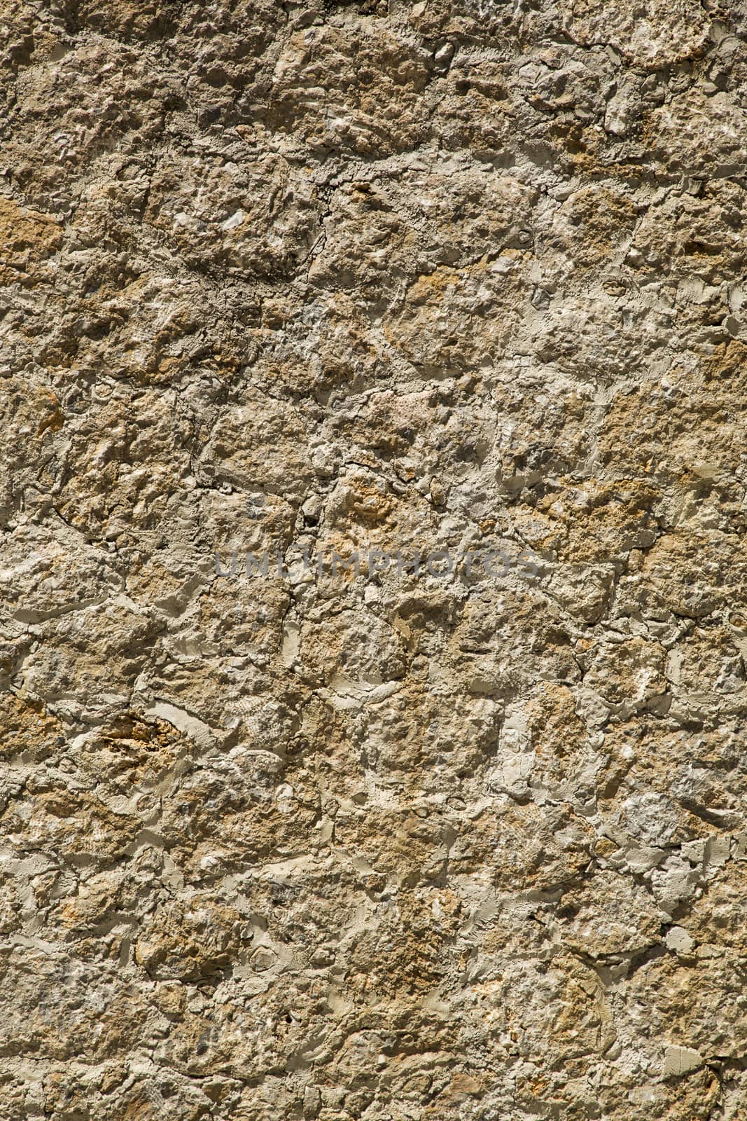 View of a detail of an ancient wall