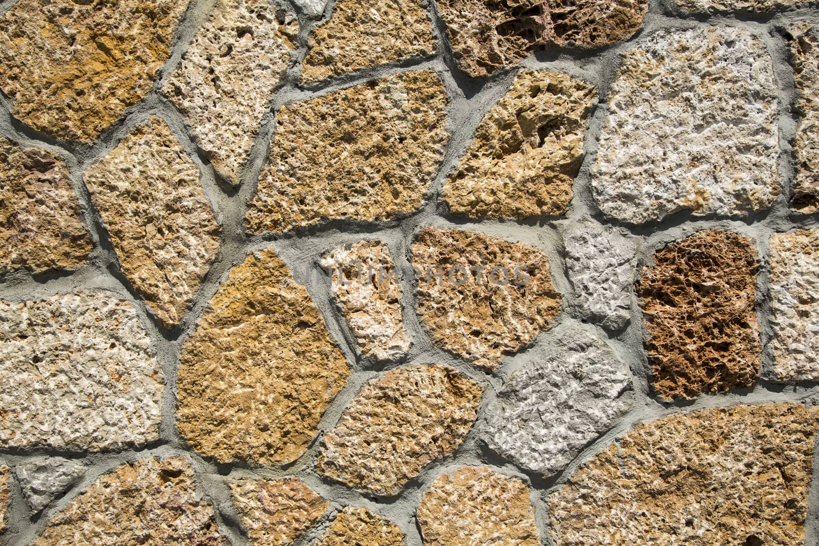 View of a detail of a wall of a house